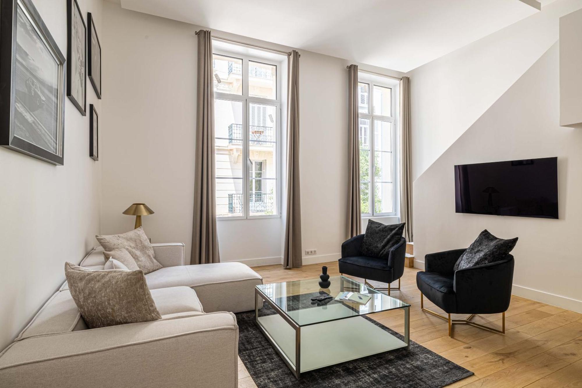 Appartamento C1 Hoche 3 Bdr Ac 5mins Walk Palais Festival &