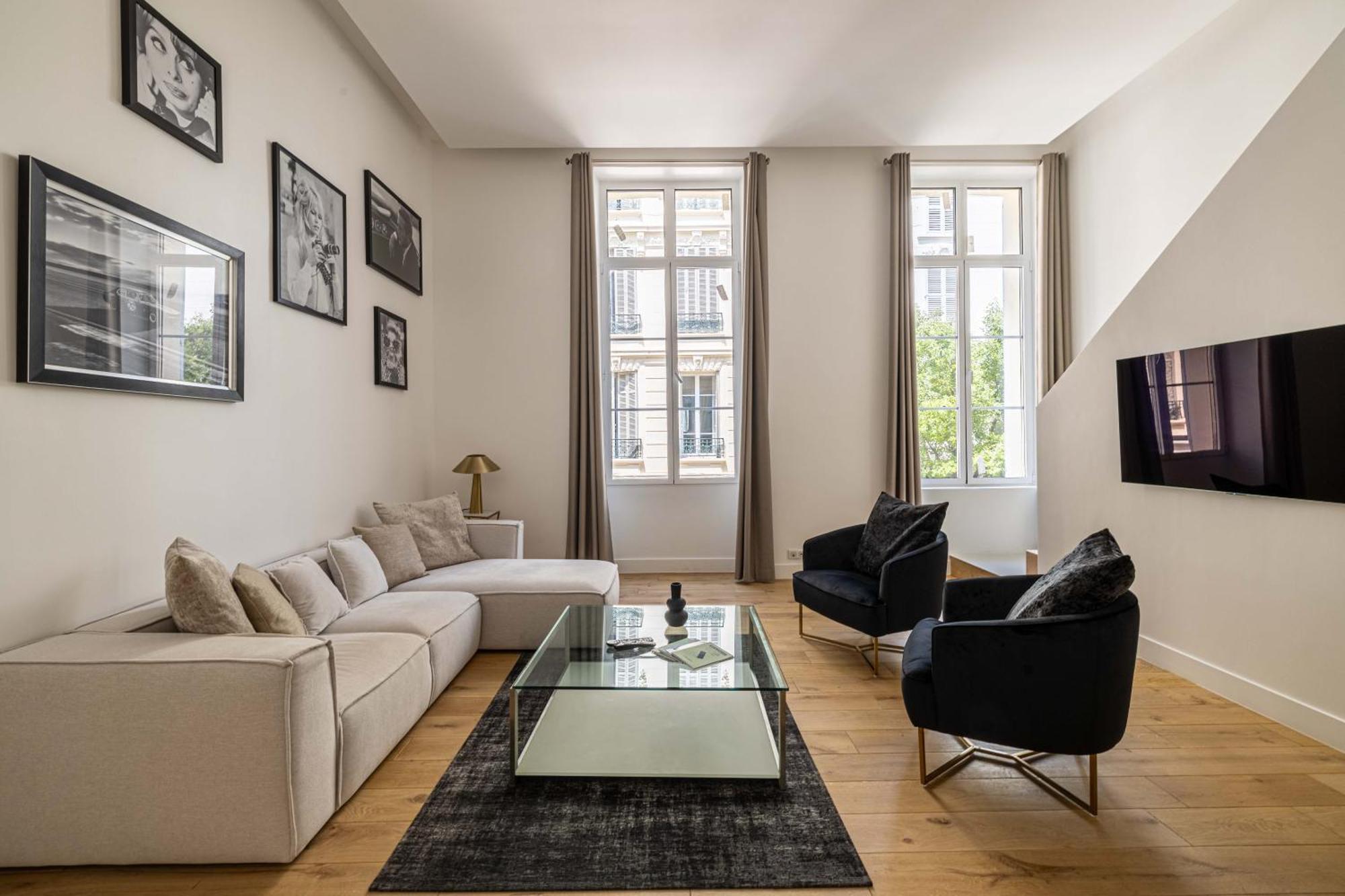 C1 Hoche 3 Bdr Ac 5mins Walk Palais Festival & Cannes