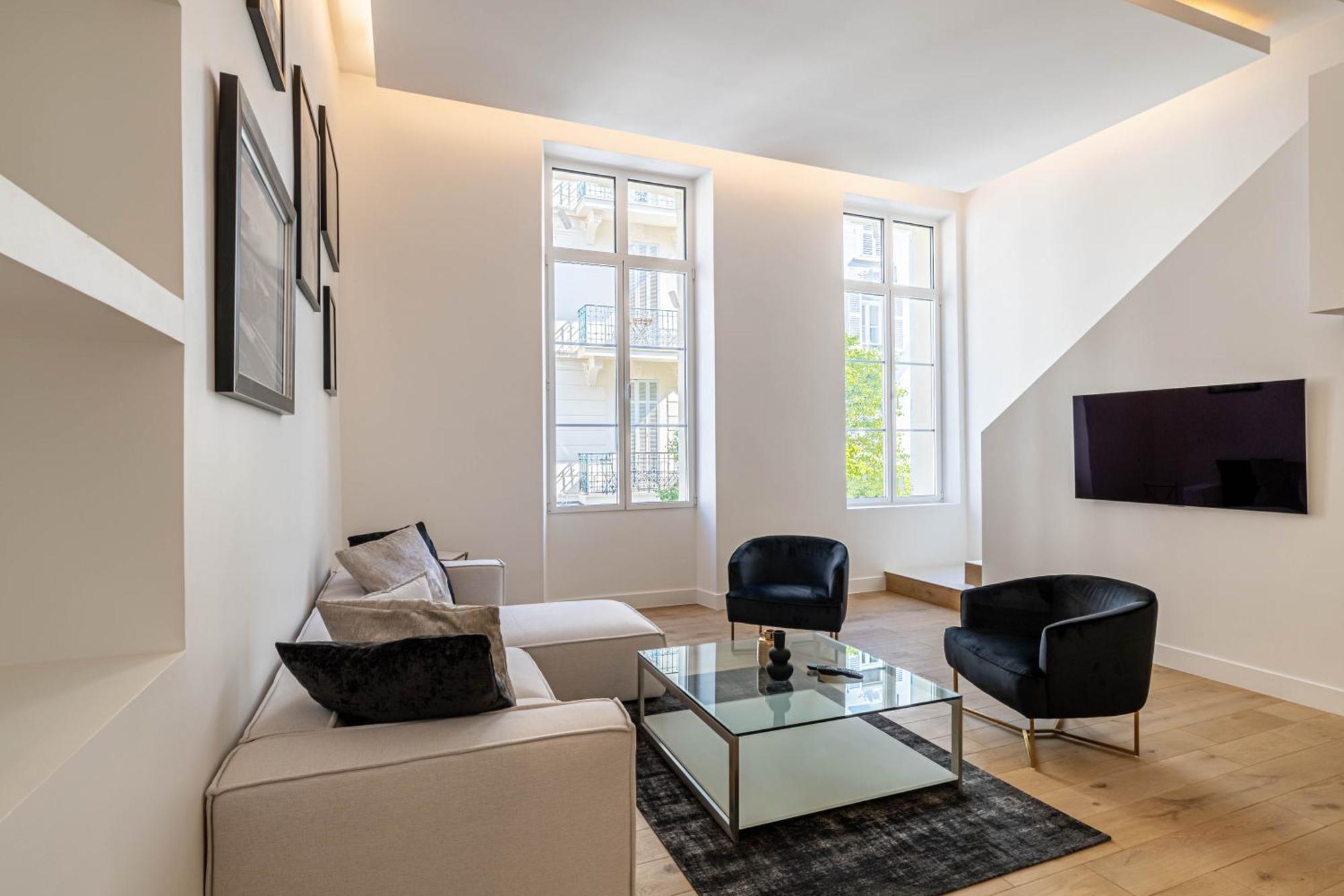 Appartamento C1 Hoche 3 Bdr Ac 5mins Walk Palais Festival & *